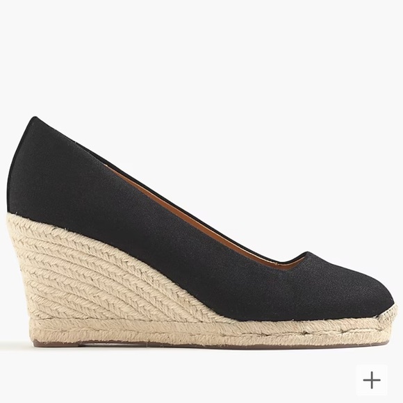 J. Crew Canvas Espadrille Wedges - Picture 8 of 14